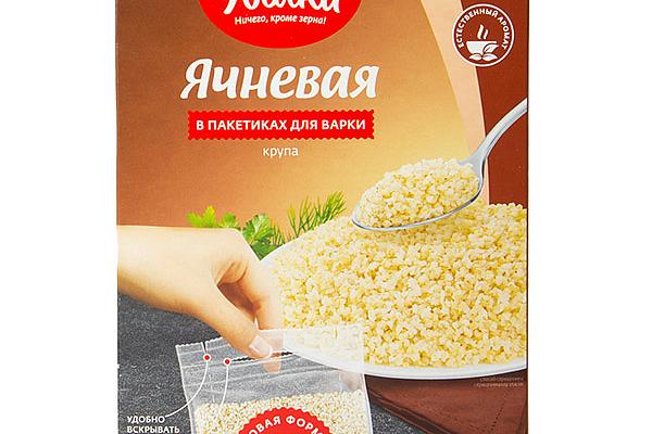  Крупа ячневая Увелка в пакетах для варки 5*80 г в интернет-магазине продуктов с Преображенского рынка Apeti.ru
