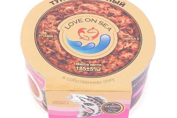  Тунец LOVE ON SEA салатный рубленный 185 г в интернет-магазине продуктов с Преображенского рынка Apeti.ru