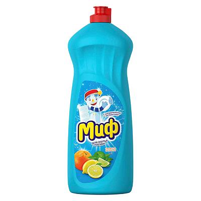  Средство для мытья посуды Миф лимонная свежесть 1 л в интернет-магазине свежих фермерских продуктов Apeti.ru