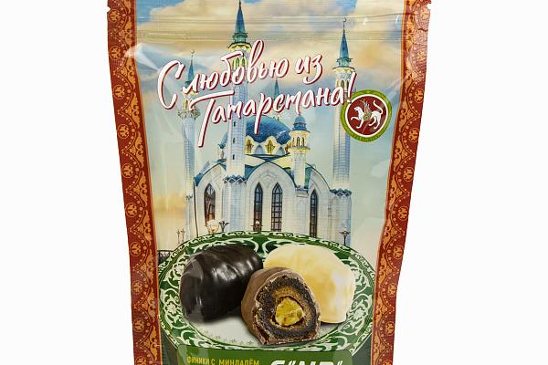  Финики с миндалем в шоколадной глазури в ассортименте FINDI ASSORTED Татарстан 150гр в интернет-магазине продуктов с Преображенского рынка Apeti.ru