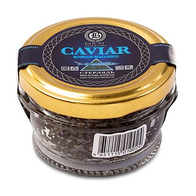 Черная икра стерлядь Caviar Bogus 56 г в интернет-магазине свежих фермерских продуктов Apeti.ru