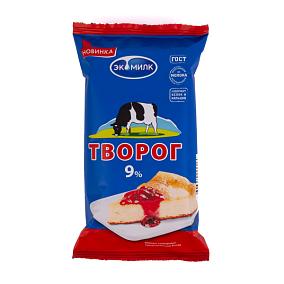  Творог Экомилк 9% БЗМЖ 180г  в интернет-магазине свежих фермерских продуктов Apeti.ru