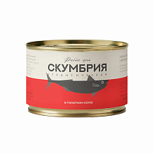 Скумбрия (африканская пятнистая) в т/с Рыбное меню (куски) 250 г
