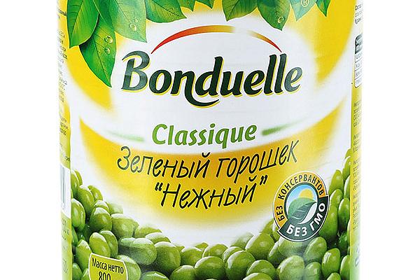  Горошек Bonduelle зеленый нежный 800 г в интернет-магазине продуктов с Преображенского рынка Apeti.ru