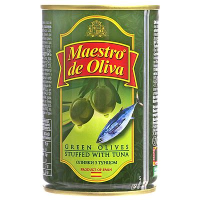  Оливки Maestro de Oliva с тунцом 300 г в интернет-магазине свежих фермерских продуктов Apeti.ru