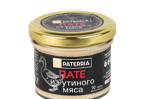  Пате из утиного мяса, Paterria 90г в интернет-магазине продуктов с Преображенского рынка Apeti.ru