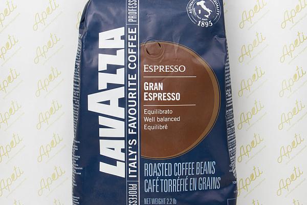  Кофе LavAzza Gran Espresso в зернах 1 кг в интернет-магазине продуктов с Преображенского рынка Apeti.ru