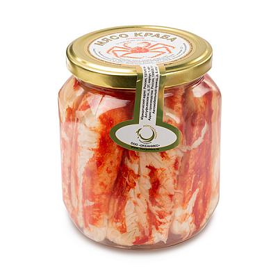 Мясо краба Морская Палитра премиум 720 мл в Apeti.ru Мясо краба Морская Палитра премиум 720 мл в интернет-магазине свежих фермерских продуктов Apeti.ru