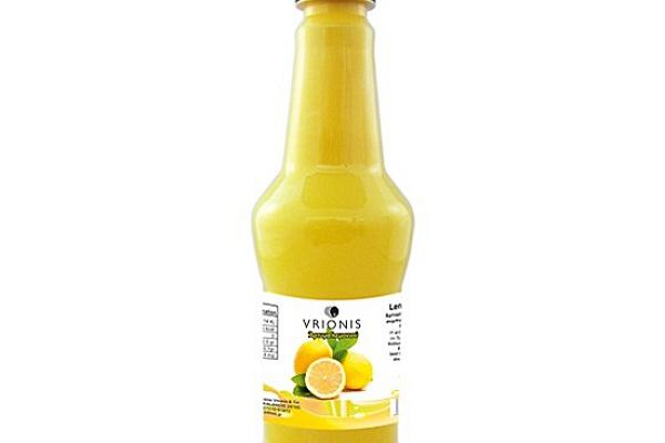  Сок лимона натуральный Vrionis 390 мл в интернет-магазине продуктов с Преображенского рынка Apeti.ru