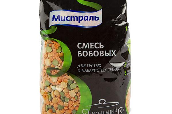  Смесь бобовых Мистраль для густых и наваристых супов 500 г в интернет-магазине продуктов с Преображенского рынка Apeti.ru