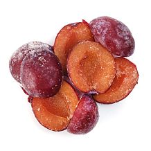 Слива замороженная, половинки