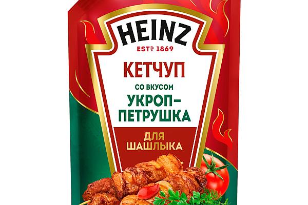  Кетчуп Heinz укроп-петрушка для шашлыка 320 г в интернет-магазине продуктов с Преображенского рынка Apeti.ru