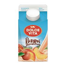 Йогурт Dolce Vita персик 2,5% 450 г