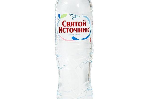  Вода Святой источник негазированная 1,5 л в интернет-магазине продуктов с Преображенского рынка Apeti.ru