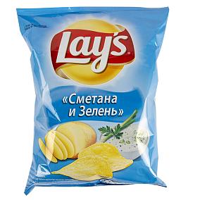  Чипсы Lays сметана и зелень 140 г в интернет-магазине свежих фермерских продуктов Apeti.ru