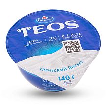 Йогурт TEOS греческий 2% 140 г