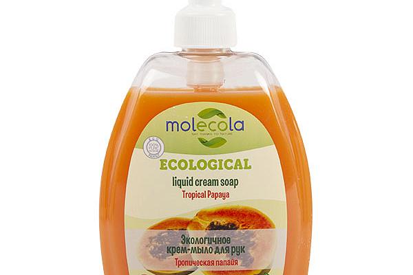  Жидкое крем-мыло Molecola тропическая папайя 500 мл в интернет-магазине продуктов с Преображенского рынка Apeti.ru