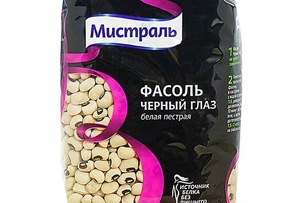 Фасоль Мистраль черный глаз белая пестрая 450 г в интернет-магазине продуктов с Преображенского рынка Apeti.ru