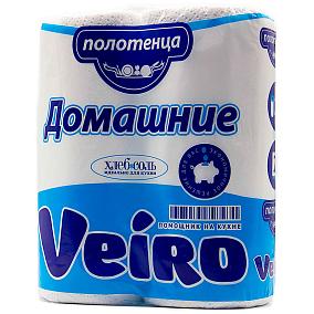  Полотенца кухонные Veiro Домашние 2 шт в интернет-магазине продуктов с Преображенского рынка Apeti.ru