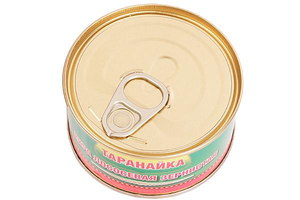  Красная икра Кеты Таранайка  130 г в интернет-магазине продуктов с Преображенского рынка Apeti.ru