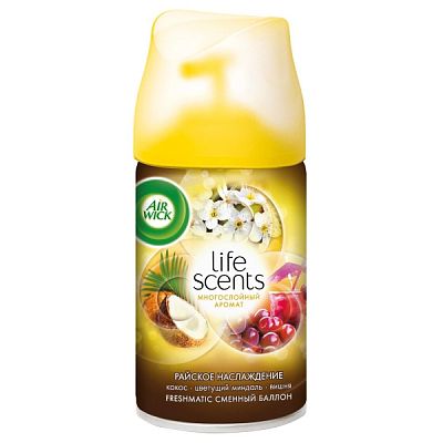 Освежитель воздуха Air Wick Life Scents сменный баллон многослойный аромат райское наслаждение 250
