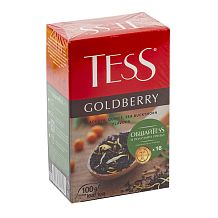 Чай черный Tess Goldberry с айвой и ароматом облепихи 100 г