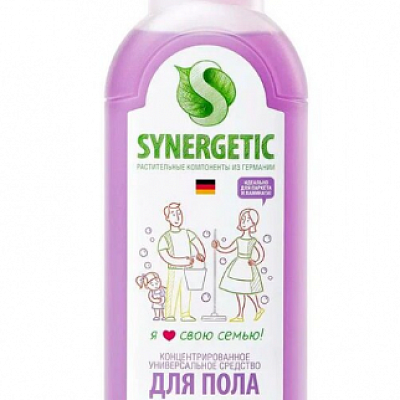  Средство для мытья пола Synergetic горная лаванда 750 л в интернет-магазине свежих фермерских продуктов Apeti.ru