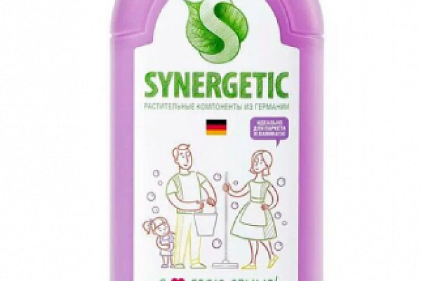  Средство для мытья пола Synergetic горная лаванда 750 л в интернет-магазине продуктов с Преображенского рынка Apeti.ru