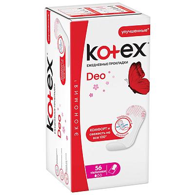 Прокладки гигиенические Kotex Deo ультратонкие 56 шт в Apeti.ru Прокладки гигиенические Kotex Deo ультратонкие 56 шт в интернет-магазине свежих фермерских продуктов Apeti.ru