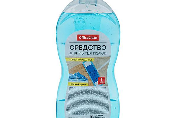  Средство для мытья полов OfficeClean горный ручей концентрат 1 л в интернет-магазине продуктов с Преображенского рынка Apeti.ru