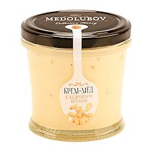 Крем-мед Medolubov с кедровым орехом стакан 250 мл