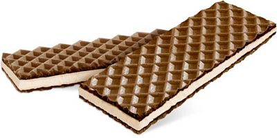Вафельный сэндвич с какао и молочной начинкой, 200 гр вес