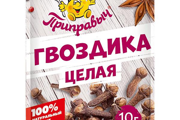  Приправа гвоздика целая Приправыч 10 г в интернет-магазине продуктов с Преображенского рынка Apeti.ru
