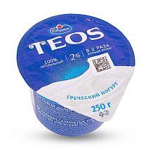 Йогурт TEOS греческий 2% 250 г