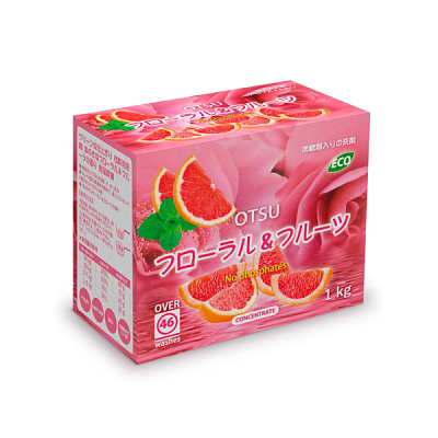 Порошок стиральный OTSU концентрированный Цитрусовая свежесть 1 кг