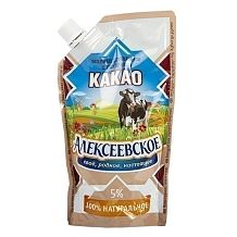Молоко сгущенное Алексеевское с какао 5% 270 г