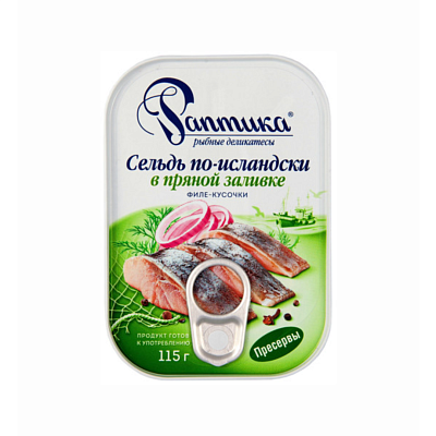  Сельдь по исландски Раптика в пряной заливке 115 гр в интернет-магазине свежих фермерских продуктов Apeti.ru