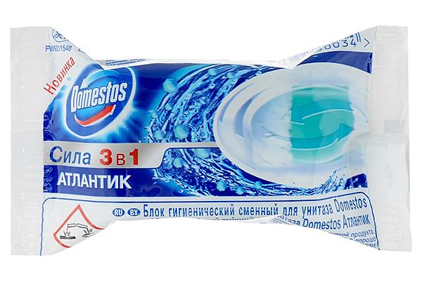  Блок сменный для унитаза Domestos атлантик 40 г в интернет-магазине продуктов с Преображенского рынка Apeti.ru