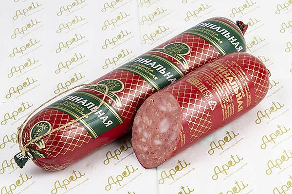  Колбаса полукопченая Халял Аш оригинальная 1 кг в интернет-магазине продуктов с Преображенского рынка Apeti.ru