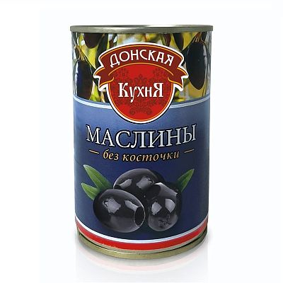 Маслины Донская Кухня без косточки 280 мл
