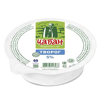 Творог Чабан 5% 450 г БЗМЖ