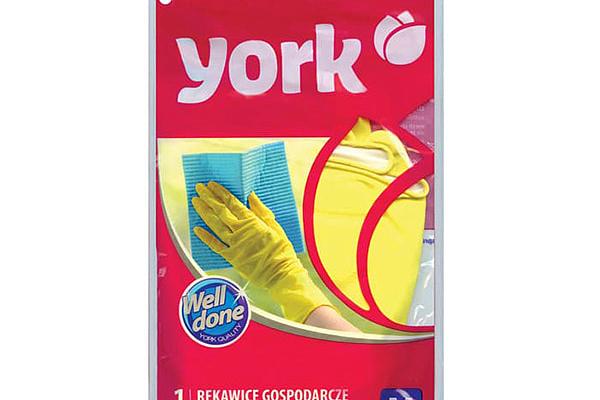  Перчатки резиновые York размер M в интернет-магазине продуктов с Преображенского рынка Apeti.ru