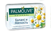 Мыло туалетное Palmolive баланс и мягкость с экстрактом ромашки и витамином Е 90 г