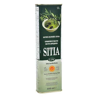 Масло оливковое Sitia 0,3% Extra Virgin 500 мл