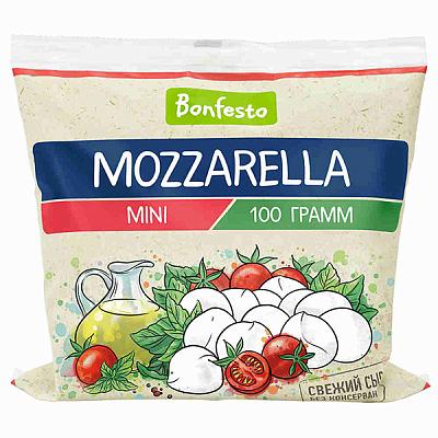  Сыр Bonfesto Mozzarella шарики 100 г в интернет-магазине свежих фермерских продуктов Apeti.ru