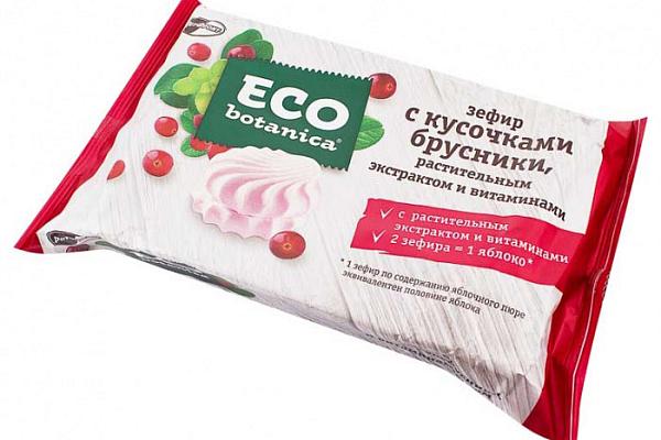  Зефир Eco botanica с кусочками брусники 250 г в интернет-магазине продуктов с Преображенского рынка Apeti.ru