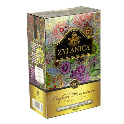 Чай черный Zylanica FBOP цейлонский байховый 100 г