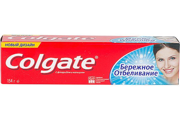  Зубная паста Colgate бережное отбеливание 100 г в интернет-магазине продуктов с Преображенского рынка Apeti.ru