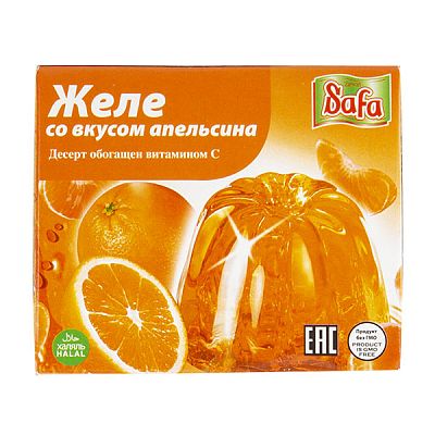Желе Safa со вкусом апельсина 75 г