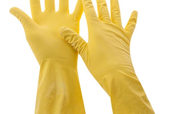  Перчатки резиновые OfficeClean универсальные XL желтые 1 шт в интернет-магазине продуктов с Преображенского рынка Apeti.ru